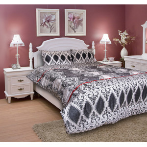 Елегантен спален комплект с 3D десен Тереза